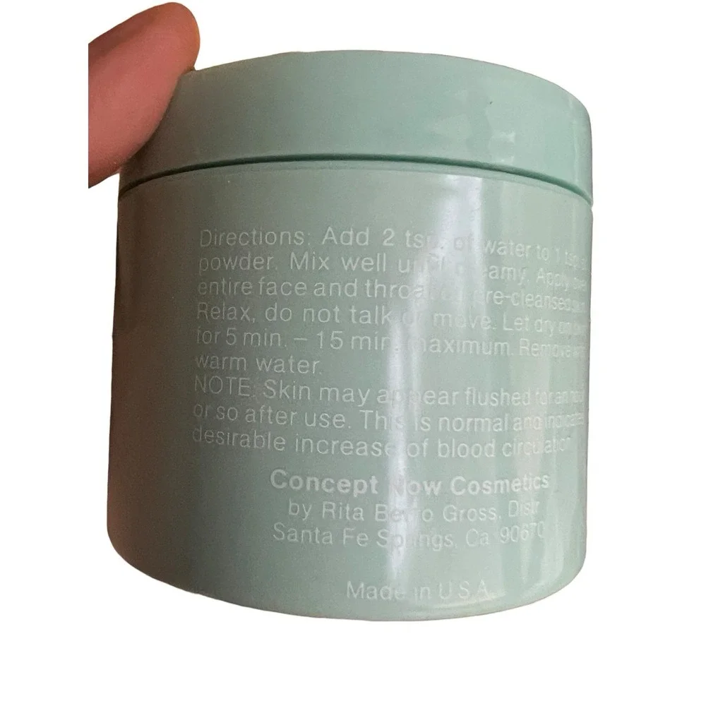 Rare Vtg Dream Face Cosmetic Face Lift Powder by Concept‎ Now Cosmetics Box +